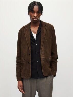 All Saints Hoku Suede Blazer